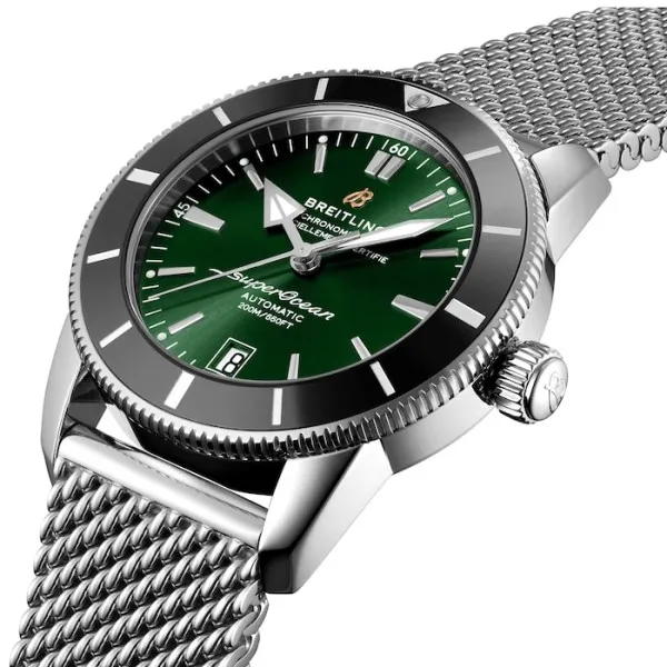 Breitling Superocean Heritage Men Automatic Green Stainless Steel Watch AB2010121L1A1 - Image 2
