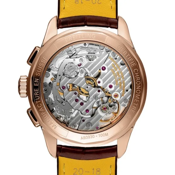 Breitling Premier Men Silver Alligator Watch RB0930371G1P1 - Image 2