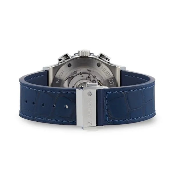 Hublot Classic Fusion Men Automatic Blue Rubber and Alligator Watch 541.NX.7170.LR - Image 3