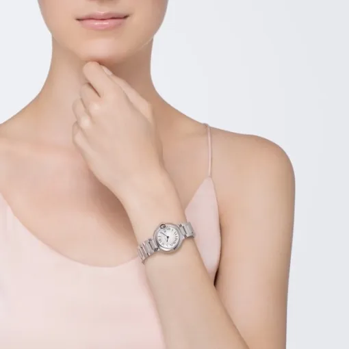 Cartier Ballon Bleu de Cartier Women Quartz Silver Stainless Steel Watch W69010Z4 - Image 6