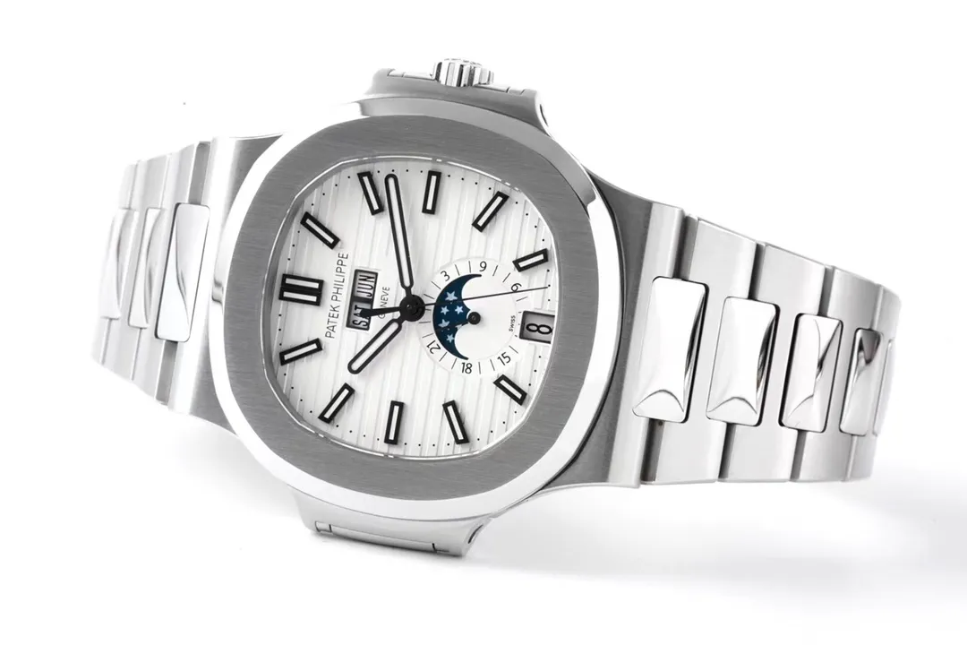 Patek Philippe Nautilus Silver Annual Calendar - Image 2