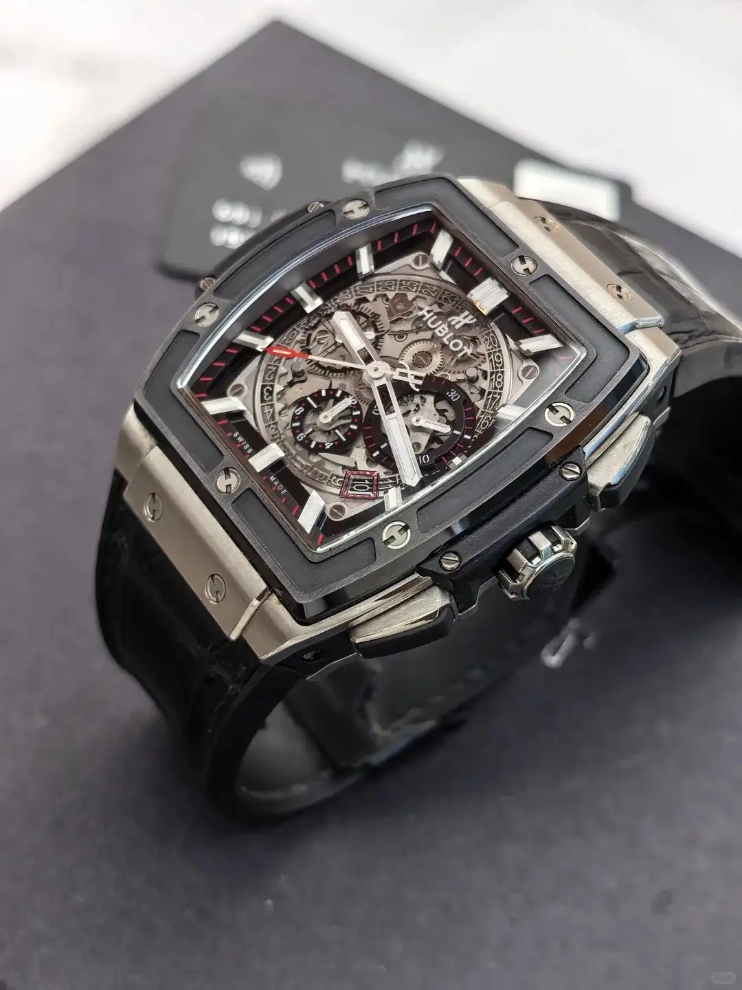 Hublot Spirit Of Big Bang Men Automatic Black Rubber Watch 601.NM.0173.RX - Image 5