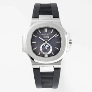 Patek Philippe Nautilus Blue Rubber Strap Watch