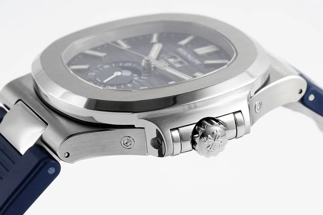 Patek Philippe Blue Nautilus Rubber Watch - Image 6