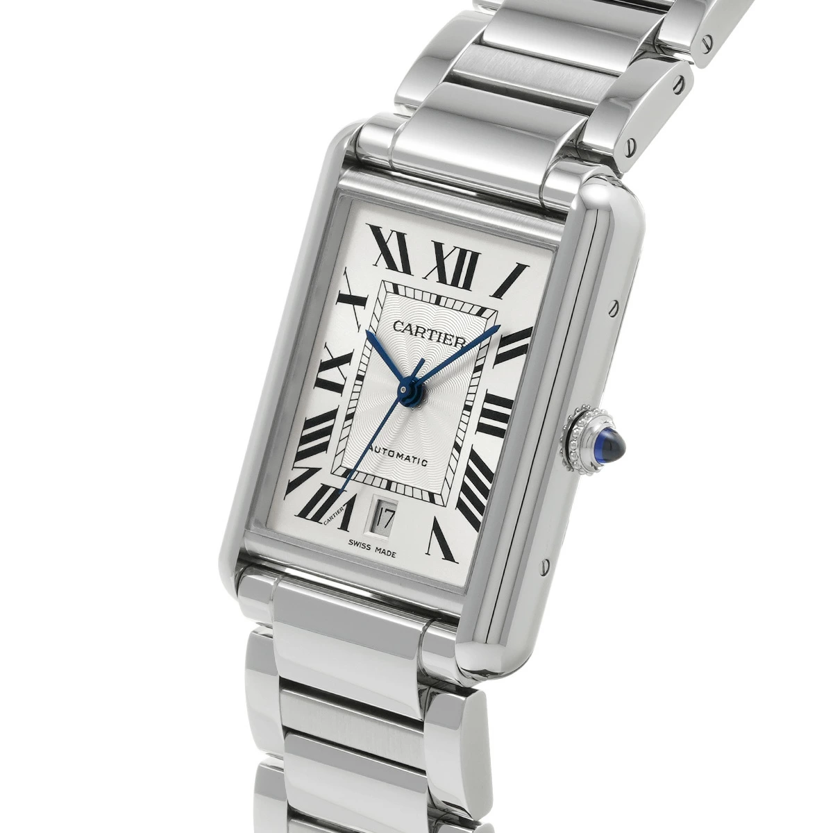 Cartier Tank Must Men Automatic Silver Stainless Steel Watch WSTA0053 - Image 3