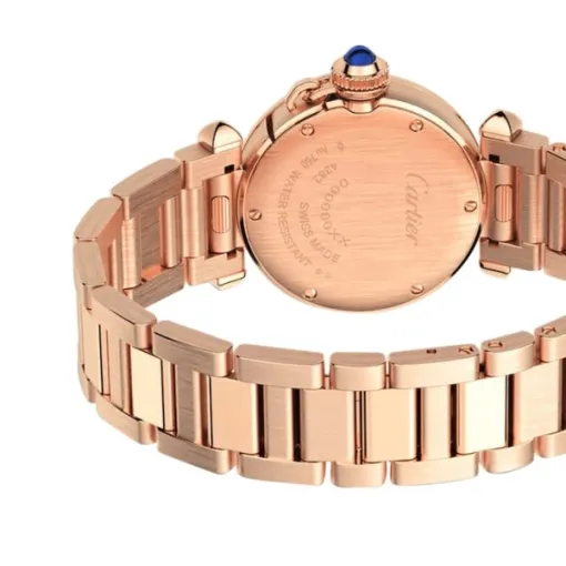 Cartier Pasha de Cartier Women Quartz Silver 18ct Rose Gold Watch WJPA0018 - Image 4