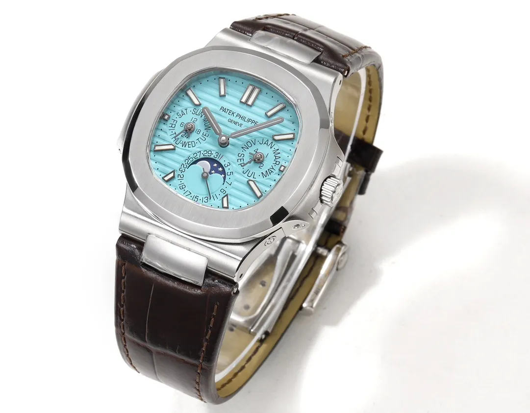 Patek Philippe Nautilus Blue Perpetual Calendar - Image 3