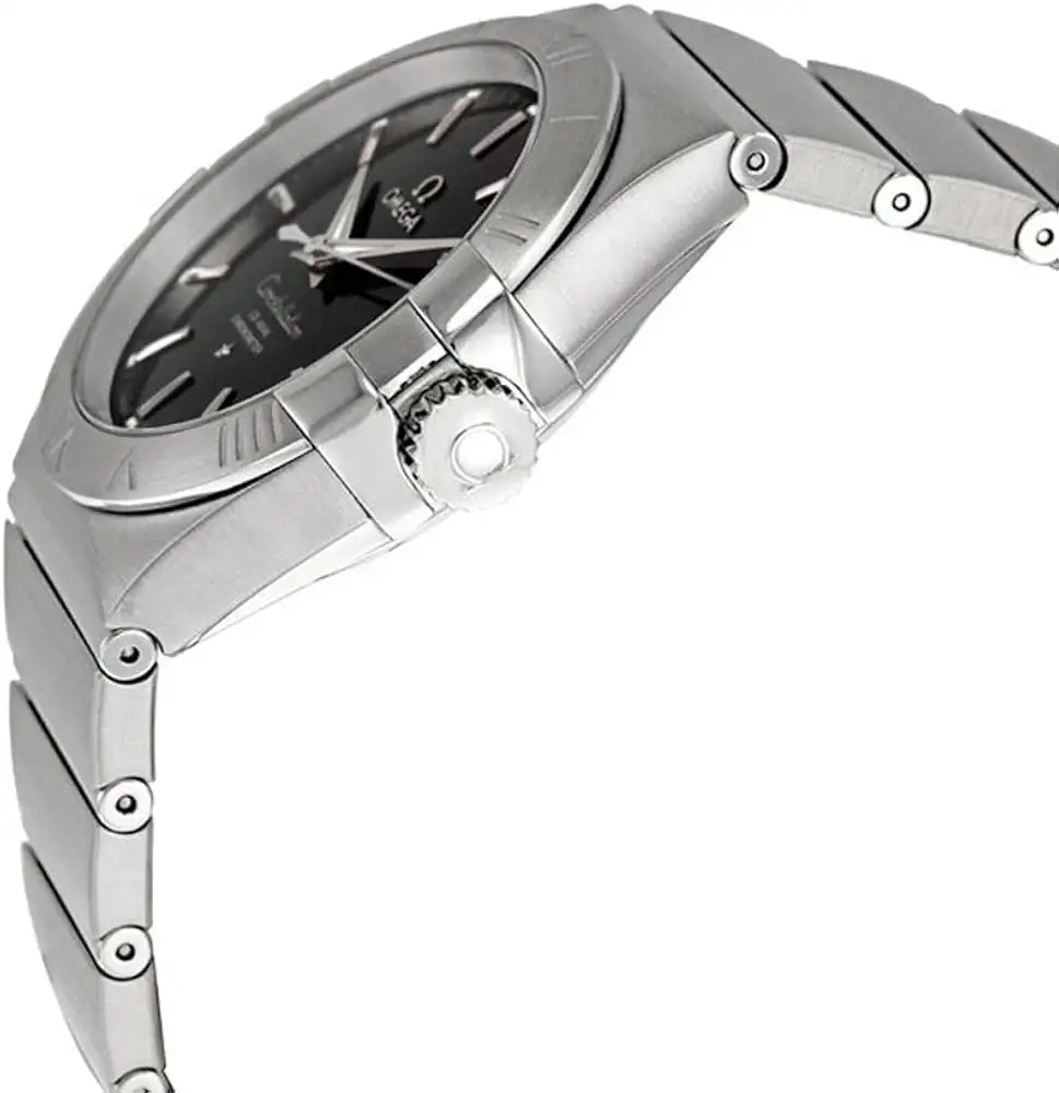Omega Constellation Men Automatic Black Stainless Steel Watch O13110362001001 - Image 4