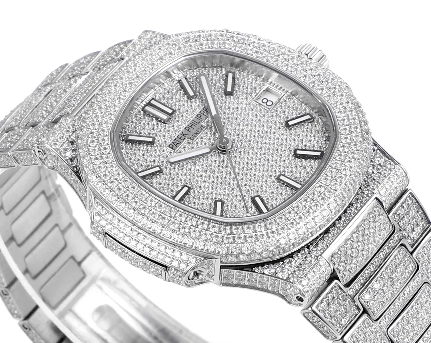 Patek Philippe Nautilus Full Star Platinum Watch - Image 3