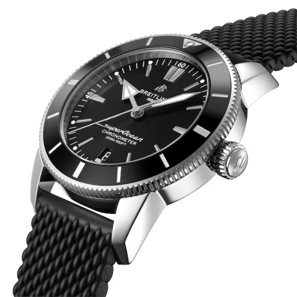 Breitling Superocean Heritage Men Automatic Black Rubber Watch AB2030121B1S1 - Image 2