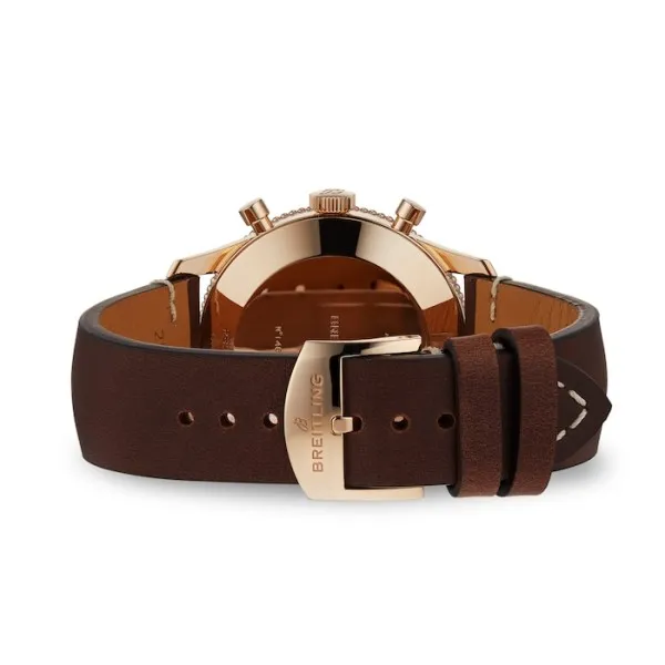 Breitling Navitimer Men Automatic Brown Leather Watch RB0910371B1X1 - Image 3
