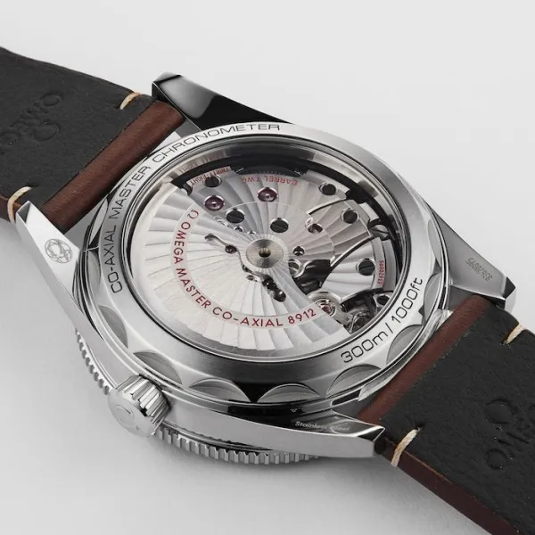 Omega Seamaster Men Automatic Black Calf Watch O23432412101001 - Image 2