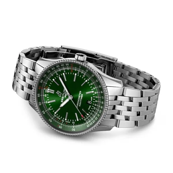 Breitling Navitimer Men Automatic Green Stainless Steel Watch A17326361L1A1 - Image 3