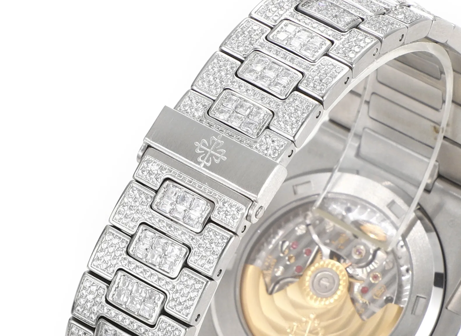 Patek Philippe Nautilus Platinum Green Watch - Image 9