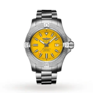 Breitling Avenger Men Automatic Yellow Stainless Steel Watch A17319101I1A1