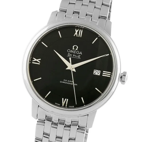 Omega De Ville Men Automatic Black Stainless Steel Watch O42410402001001 - Image 2