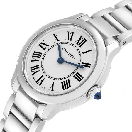 Cartier Ronde Must Men Quartz Silver Stainless Steel Watch WSRN0034 - Image 4
