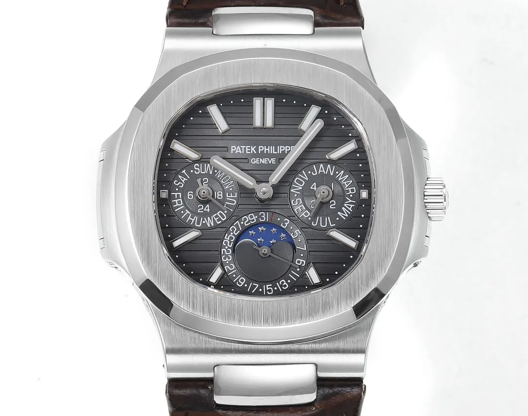 Patek Philippe Nautilus Grey Perpetual Watch - Image 2