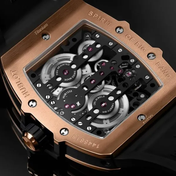 Hublot Spirit Of Big Bang Men Automatic Black Rubber Watch 614.OX.1180.RX - Image 3