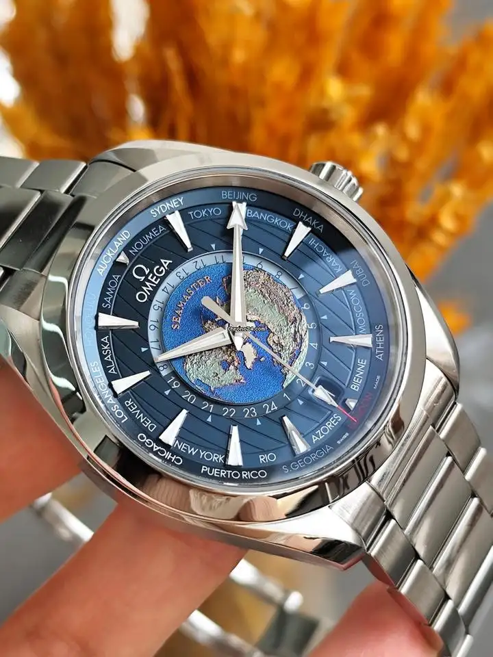 Omega Seamaster Aqua Terra Men Automatic Blue Stainless Steel Watch O22010432203001 - Image 3