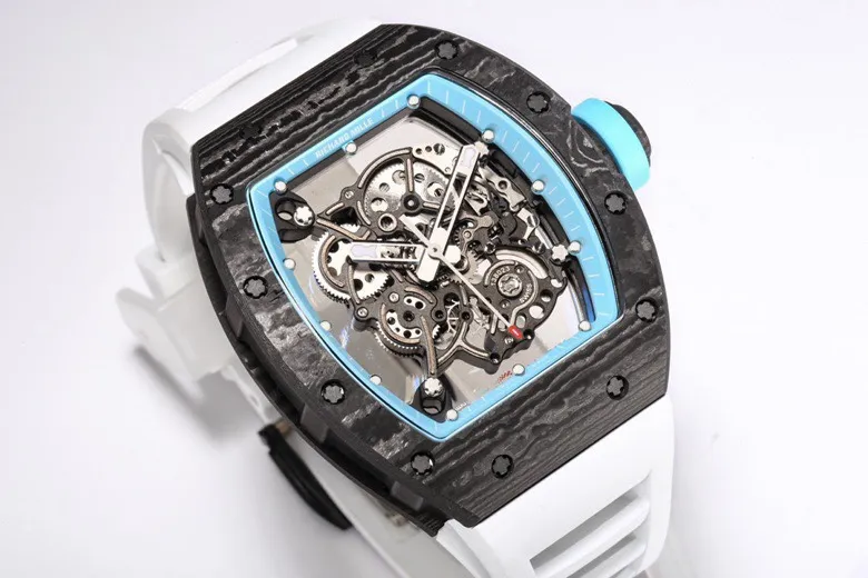 Richard Mille RM055 Black Carbon Fiber Watch - Image 8