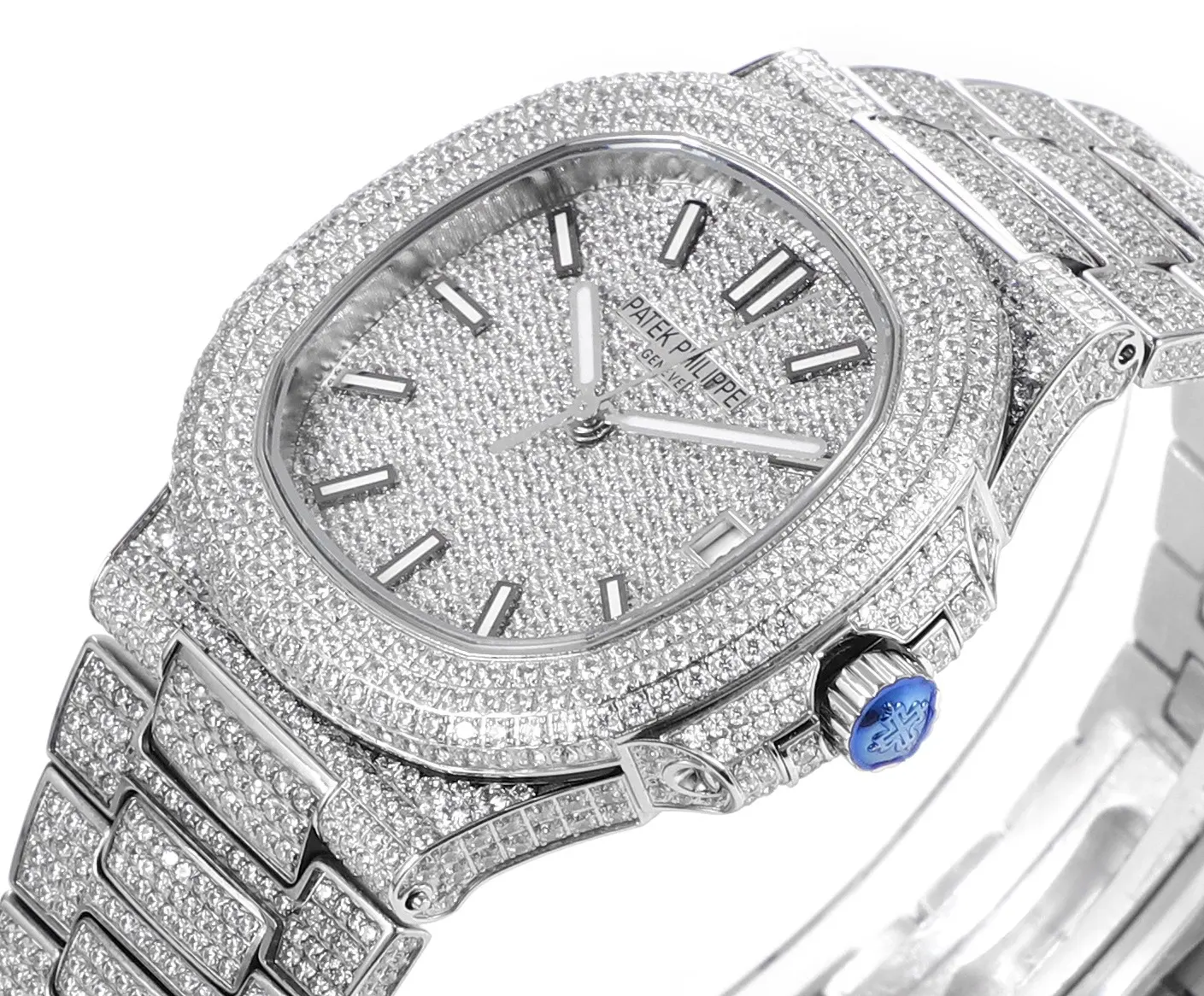 Patek Philippe Nautilus Full Star Platinum Watch - Image 4