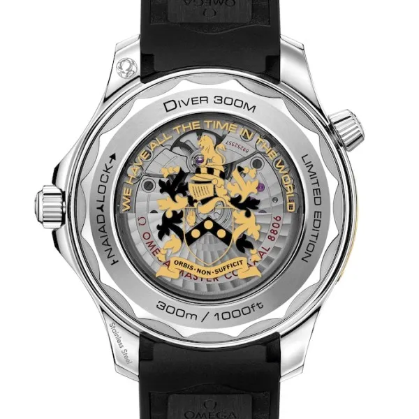 Omega Seamaster Men Automatic Black Rubber Watch COMPLETE BOND BOX SET - Image 2