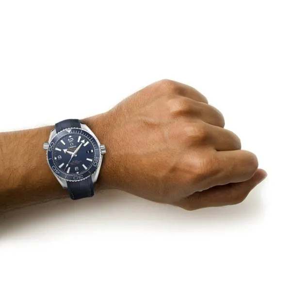 Omega Planet Ocean Men Automatic Blue Leather Watch O21533402003001 - Image 2