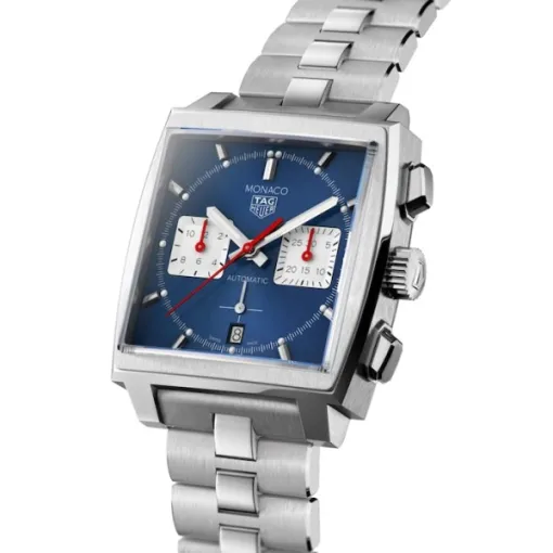 TAG Heuer Monaco Men Automatic Blue Stainless Steel Watch CBL2111.BA0644 - Image 4