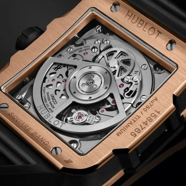 Hublot Square Bang Men Automatic Skeleton Rubber Watch 821.OM.0180.RX - Image 4