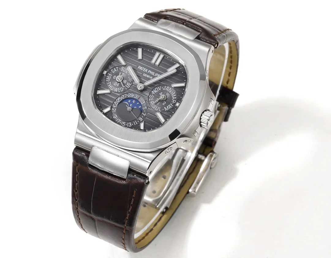 Patek Philippe Nautilus Grey Perpetual Watch - Image 3