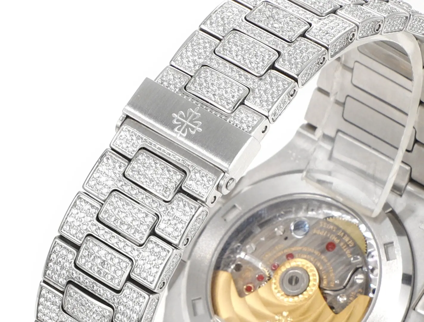 Patek Philippe Nautilus Full Star Platinum Watch - Image 9