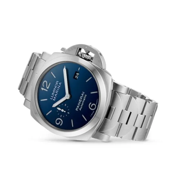 Panerai Luminor Men Automatic Blue Stainless Steel Watch PAM01316 - Image 2