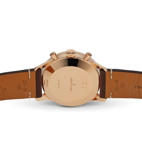 Breitling Navitimer Men Automatic Brown Leather Watch RB0910371B1X1 - Image 4