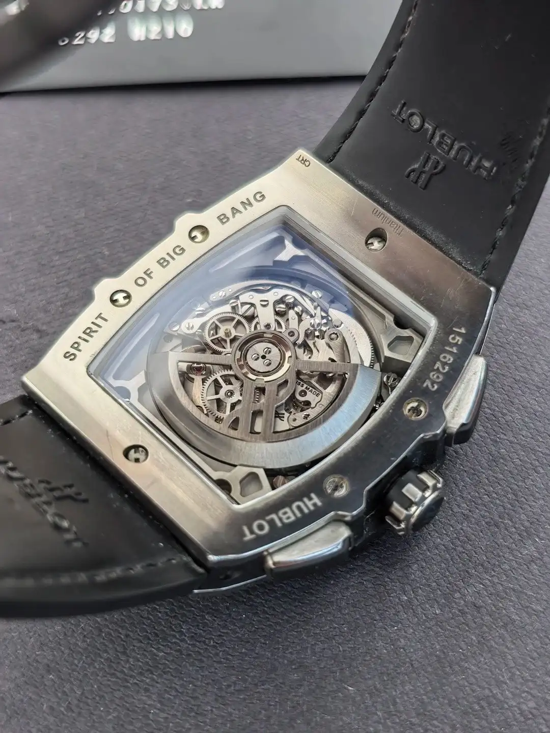 Hublot Spirit Of Big Bang Men Automatic Black Rubber Watch 601.NM.0173.RX - Image 3