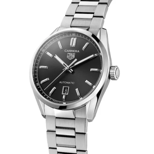 TAG Heuer Carrera Men Automatic Black Stainless Steel Watch WBN2110.BA0639 - Image 2