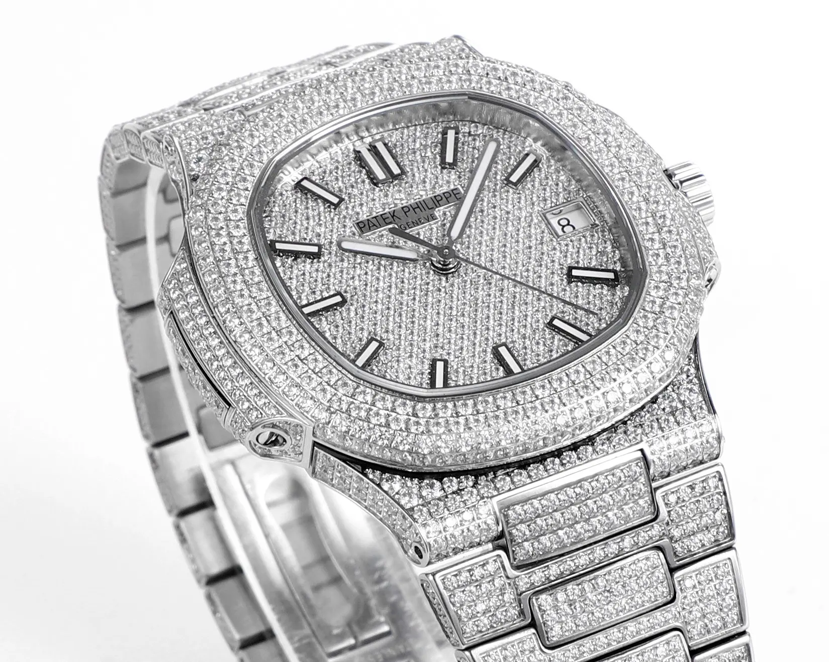Patek Philippe Nautilus Full Star Platinum Watch - Image 5