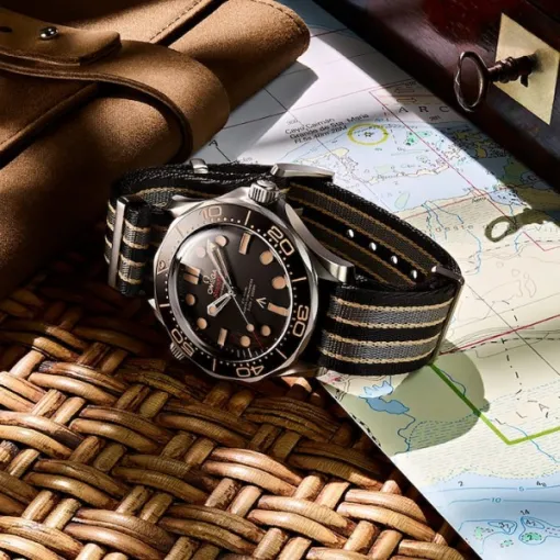 Omega Seamaster Men Automatic Black Fabric 007 Watch O21092422001001 - Image 5