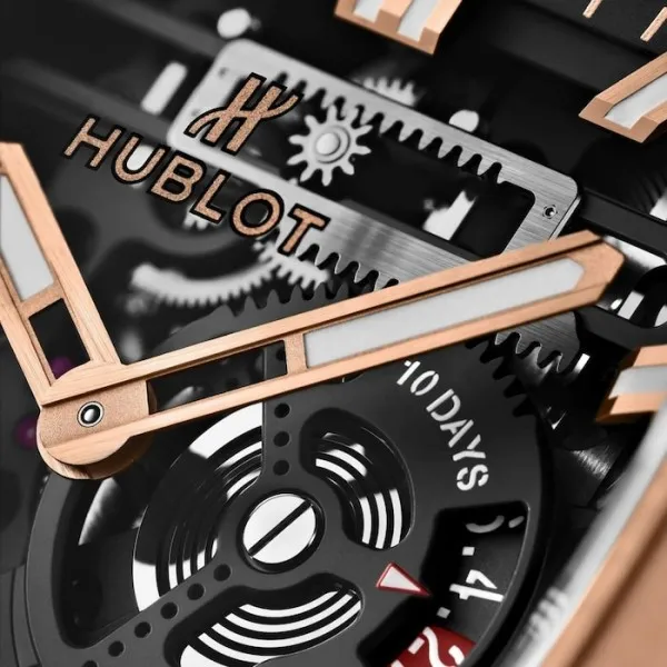 Hublot Spirit Of Big Bang Men Automatic Black Rubber Watch 614.OX.1180.RX - Image 4