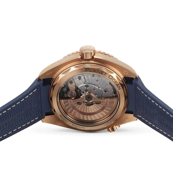 Omega Planet Ocean Men Automatic Blue Leather Watch O21563442103001 - Image 4