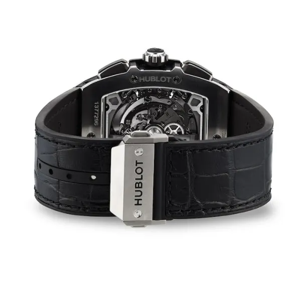 Hublot Spirit Of Big Bang Men Automatic Skeleton Leather Watch 601.NM.0173.LR - Image 4