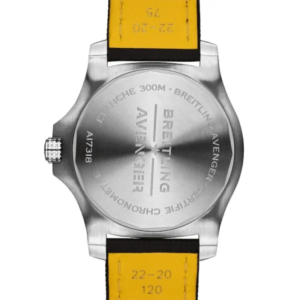 Breitling Avenger Men Automatic Black Fabric Watch A17318101B1X2 - Image 4