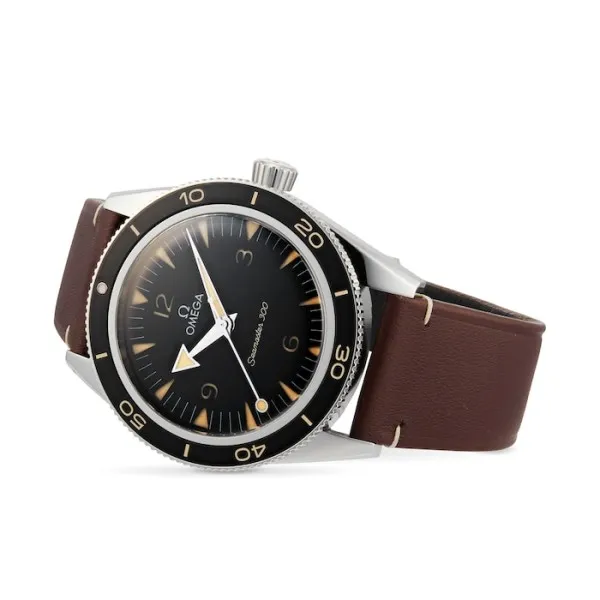 Omega Seamaster Men Automatic Black Calf Watch O23432412101001 - Image 5