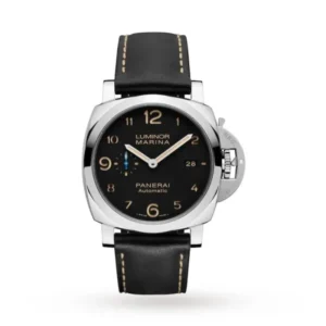 Panerai Luminor Men Automatic Black Calf Watch PAM01359