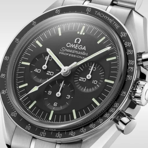 Omega Speedmaster Men Automatic Black Stainless Steel Watch O31030425001002 - Image 5
