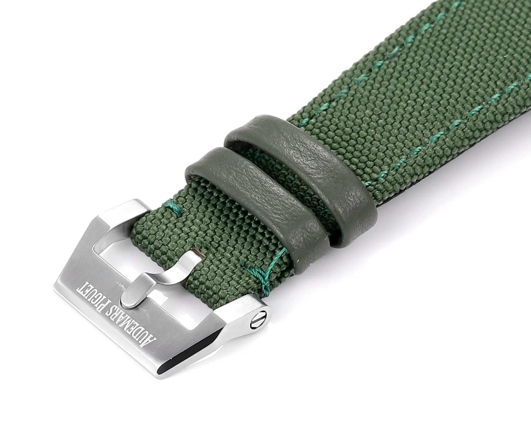 watch Audemars Piguet CODE 11.59 Green Dial Stainless Steel Watch with Fabric Strap - Image 4