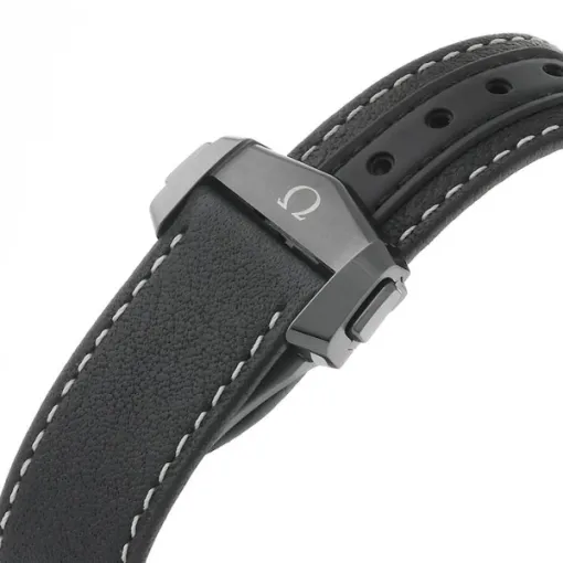 Omega Speedmaster Men Automatic Black Leather Watch O31192445101004 - Image 4