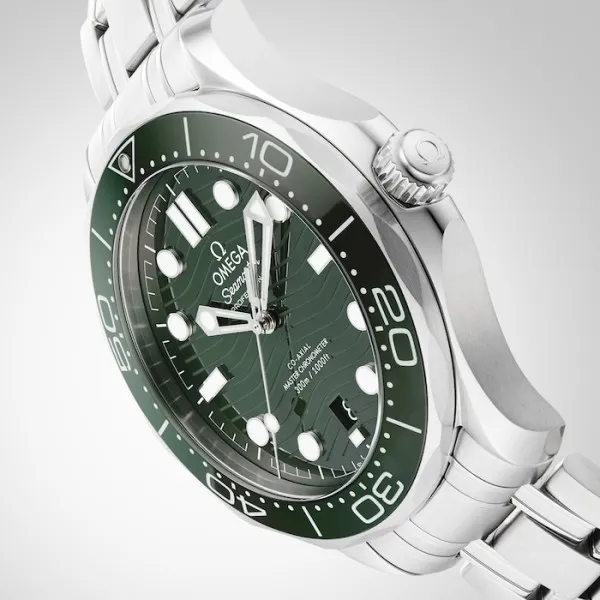 Omega Seamaster Men Automatic Green Stainless Steel Watch O21030422010001 - Image 6