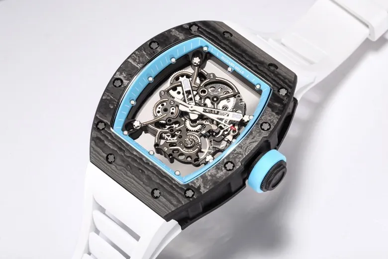 Richard Mille RM055 Black Carbon Fiber Watch - Image 9