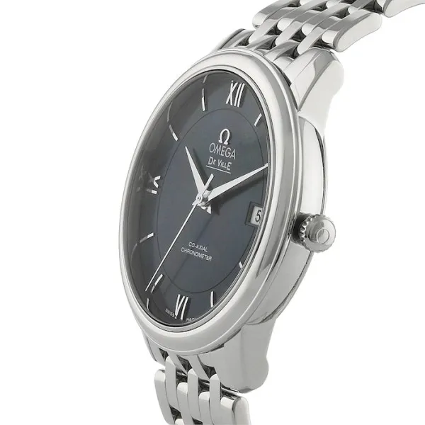 Omega De Ville Men Automatic Blue Stainless Steel Watch O42410402003001 - Image 2